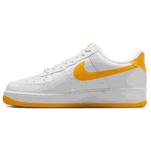 Men’s Nike Air Force 1 ’07 all white side view
