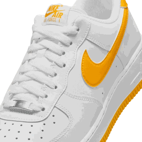 Men’s Nike Air Force 1 ’07 all white side view