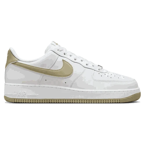 Men’s Nike Air Force 1 ’07 all white side view