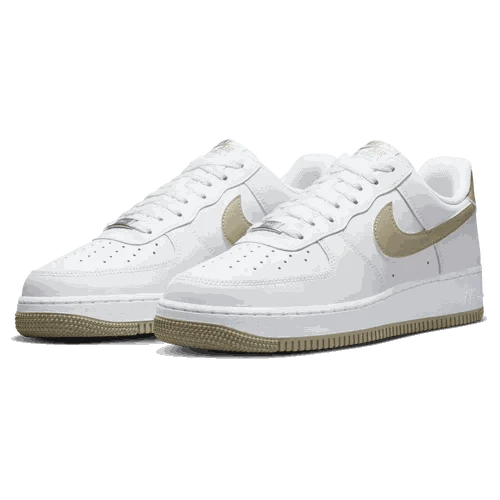 Men’s Nike Air Force 1 ’07 all white side view
