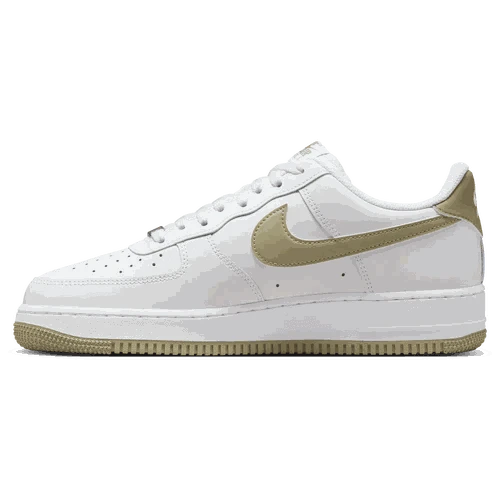 Men’s Nike Air Force 1 ’07 all white side view