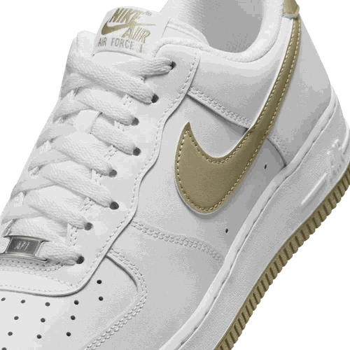 Men’s Nike Air Force 1 ’07 all white side view