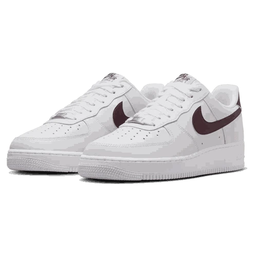 Men’s Nike Air Force 1 ’07 all white side view