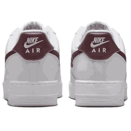 Men’s Nike Air Force 1 ’07 all white side view