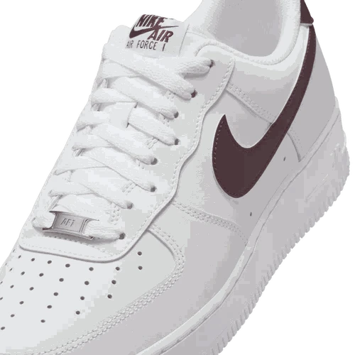 Men’s Nike Air Force 1 ’07 all white side view