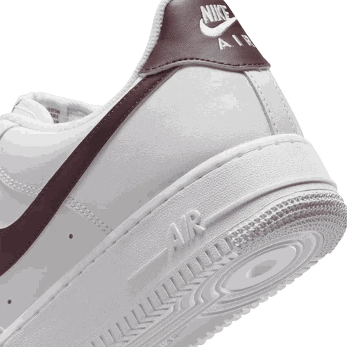 Men’s Nike Air Force 1 ’07 all white side view