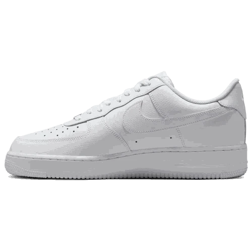Men’s Nike Air Force 1 ’07 all white side view