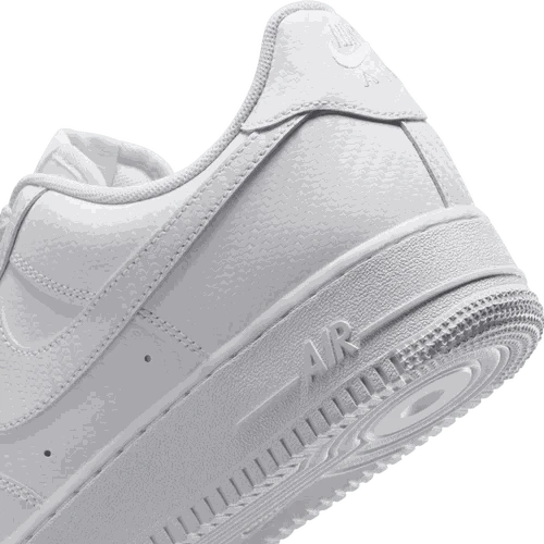 Men’s Nike Air Force 1 ’07 all white side view