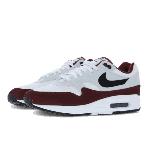 Burgundy Nike Air Max 1 men’s sneakers