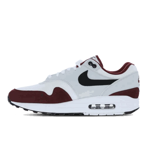 Burgundy Nike Air Max 1 men’s sneakers