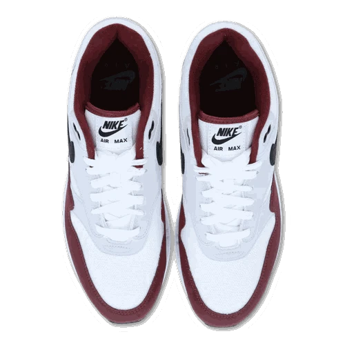 Burgundy Nike Air Max 1 men’s sneakers