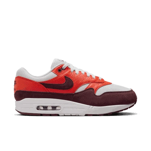 Burgundy Nike Air Max 1 men’s sneakers