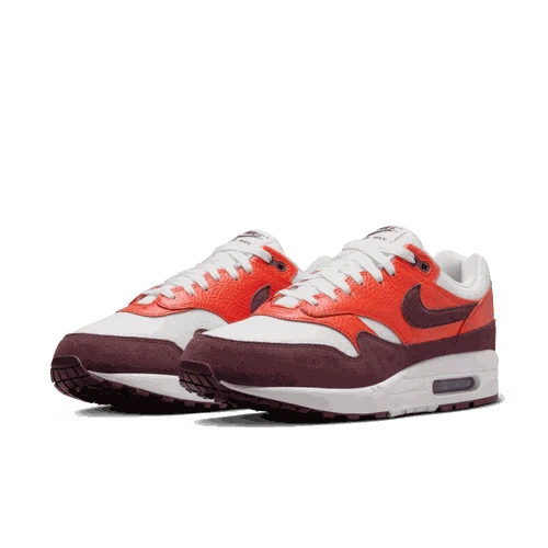 Burgundy Nike Air Max 1 men’s sneakers