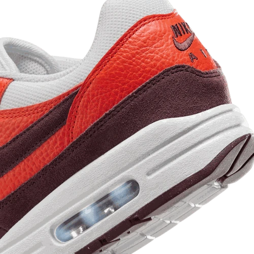Burgundy Nike Air Max 1 men’s sneakers