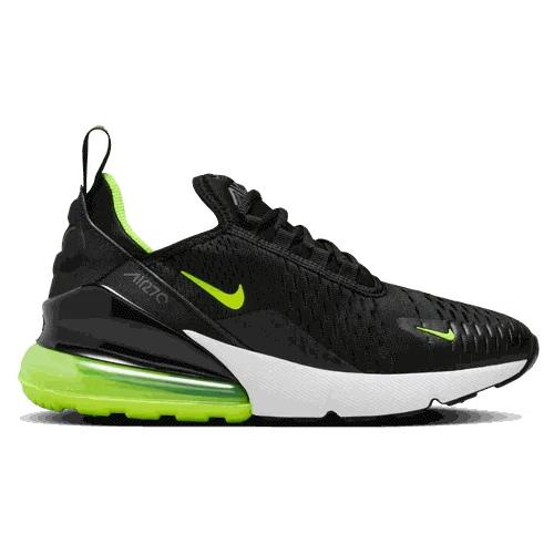 Side view of Nike Air Max 270 kids sneakers