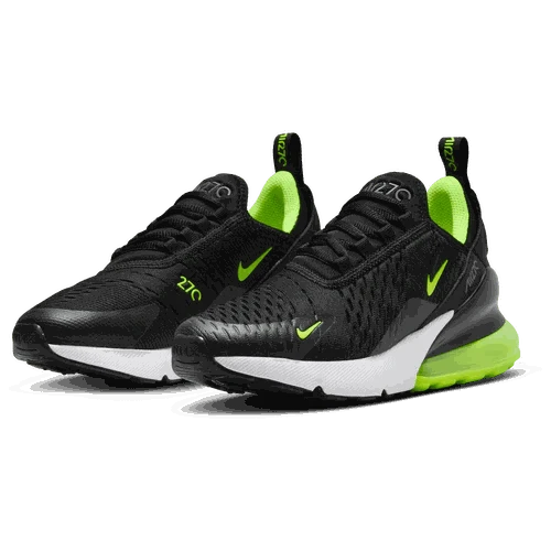 Side view of Nike Air Max 270 kids sneakers