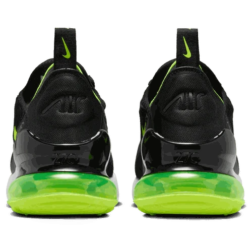 Side view of Nike Air Max 270 kids sneakers