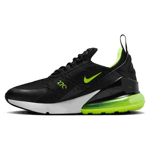 Side view of Nike Air Max 270 kids sneakers