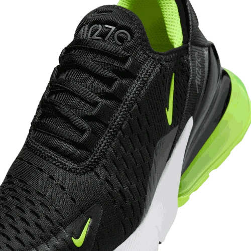 Side view of Nike Air Max 270 kids sneakers