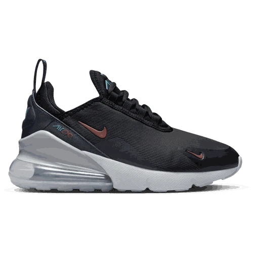 Side view of Nike Air Max 270 kids sneakers