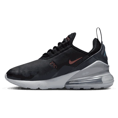 Side view of Nike Air Max 270 kids sneakers