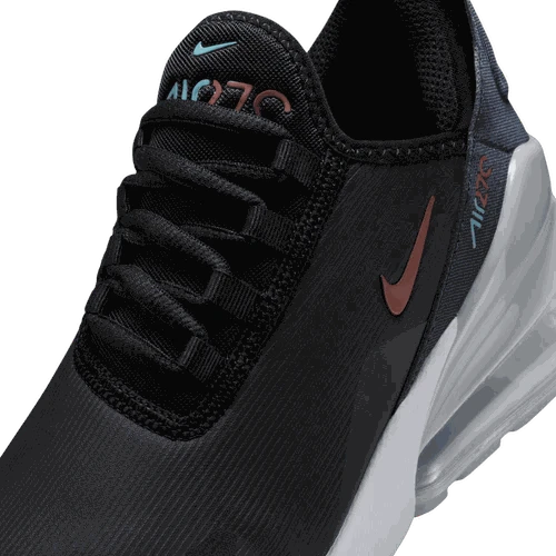 Side view of Nike Air Max 270 kids sneakers