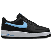 Side view of Nike Air Force 1 '07 men’s shoes in white leather