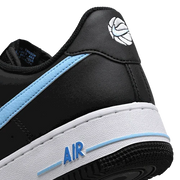 Side view of Nike Air Force 1 '07 men’s shoes in white leather
