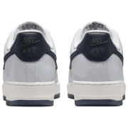 Side view of Nike Air Force 1 '07 men’s shoes in white leather
