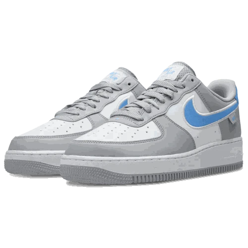 Men’s Nike Air Force 1 ’07 all white side view