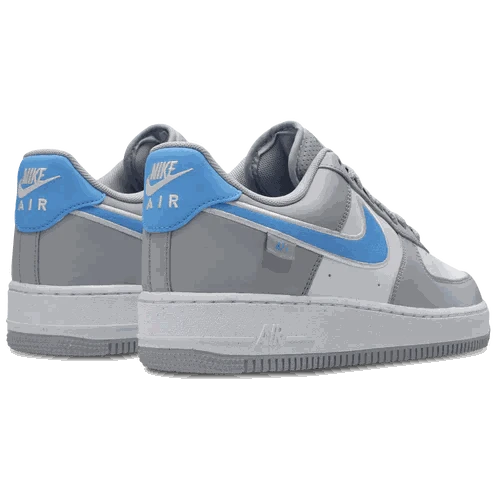 Men’s Nike Air Force 1 ’07 all white side view