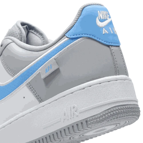 Men’s Nike Air Force 1 ’07 all white side view