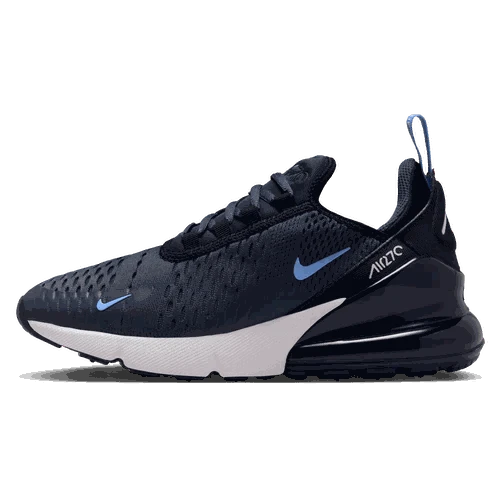 Side view of Nike Air Max 270 kids sneakers